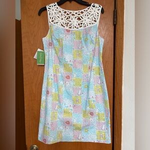 NWT Lilly Pulitzer Lacina shift Written in the Stars horoscope dress 8